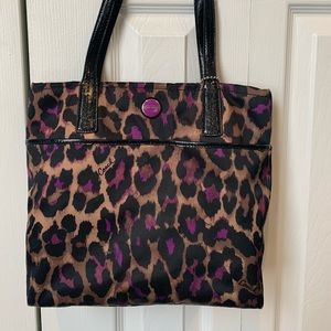 Leopard print Coach Purse